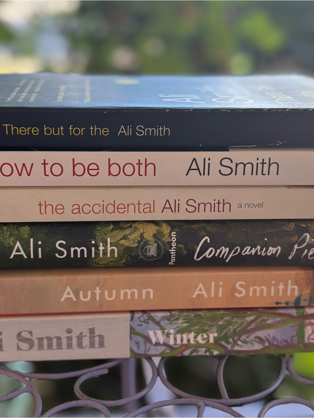 Bundle of Ali Smith books